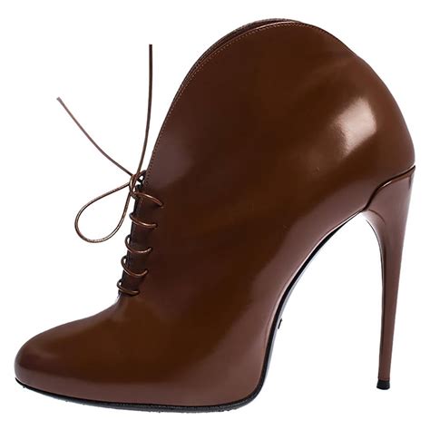 gucci brown booties